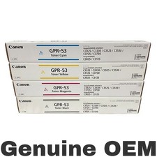 Canon Gpr-53 Complete High Capacity Toner Cartridge Set