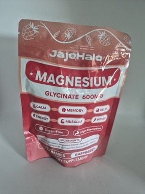 JAJEHALO  Magnesium Complex for Women Calm Magnesium Glycinate Gummies 600mg 