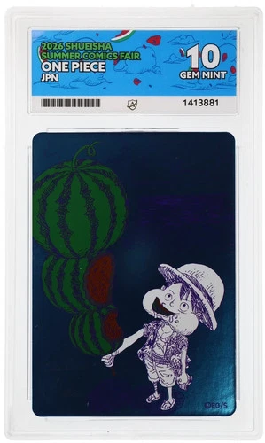 One Piece - Watermelon Luffy Natsucomi 2026 Shueisha Japanese Ace 10