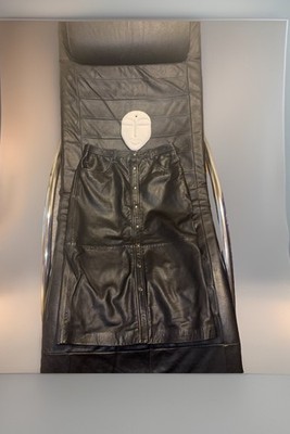 Lederrock schwarz 36 von Oui mit Knopfleiste,absolut schick