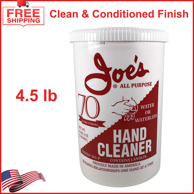 #ad Joes Kleen Products All Purpose Hand Cleaner 4.5 lb. 101P Help Hands Cleaned $42.72