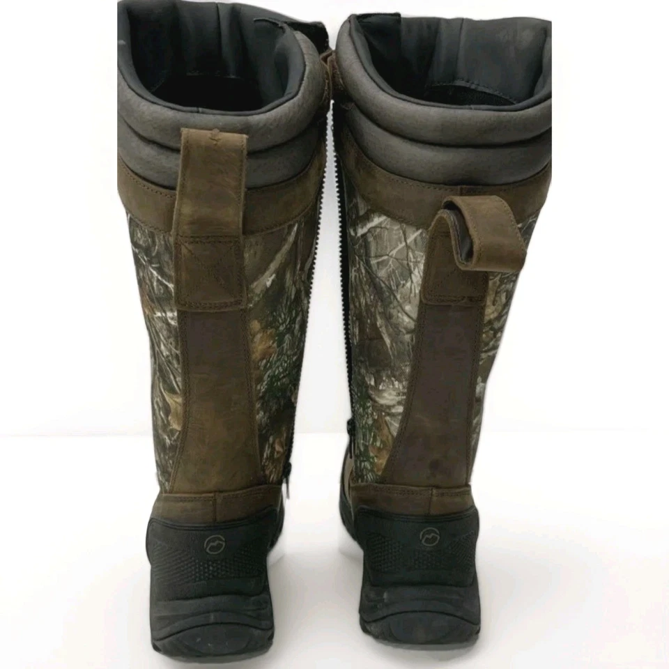Magellan Outdoors Mens 7D Leather Camo Hunting Boots w/Snake Shield Armor  - Image 2 of 4