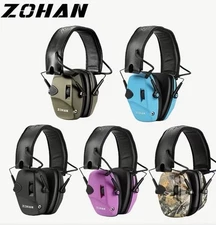 ZOHAN EM054 Electronic Shooting Ear Protection Muffs Sound Amplification NRR22dB