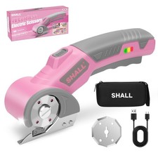 4V Cordless Electric Scissors, Rechargeable Cardboard Cutter, Rotary Electric...