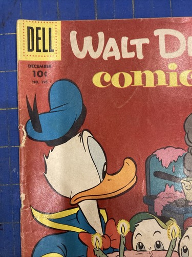 Walt Disney's Comics and Stories 195, 1956 Dell Silver Age Barks VG - Picture 3 of 7