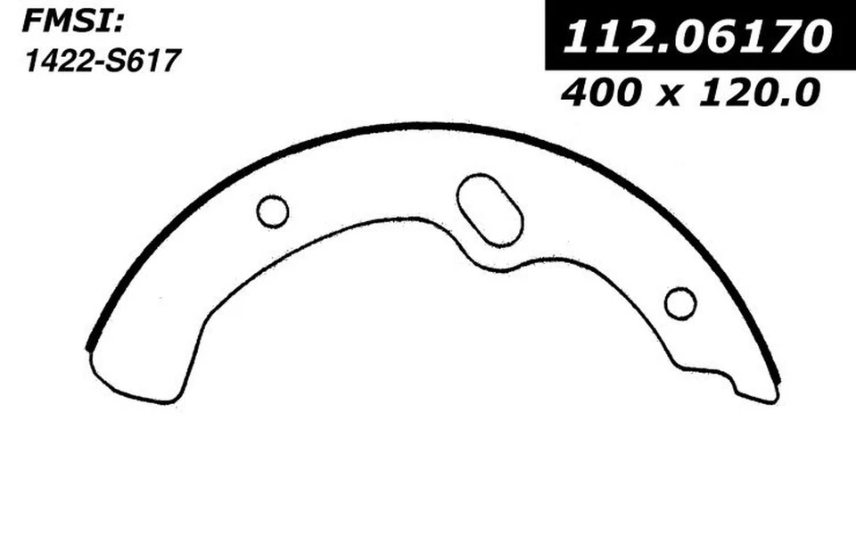 Centric Parts 112.06170 Centric Heavy Duty Brake Shoes - Image 2 of 4