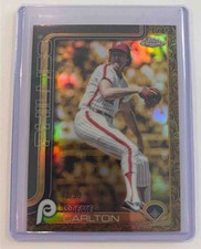 2025 Topps Gilded Collection Steve Carlton #151 Chrome Gold 43/99 Phillies