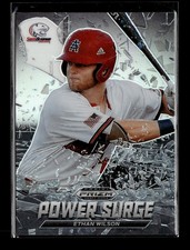 2021 Panini Prizm Draft Picks #PS-EW Ethan Wilson Power Surge Silver Prizm
