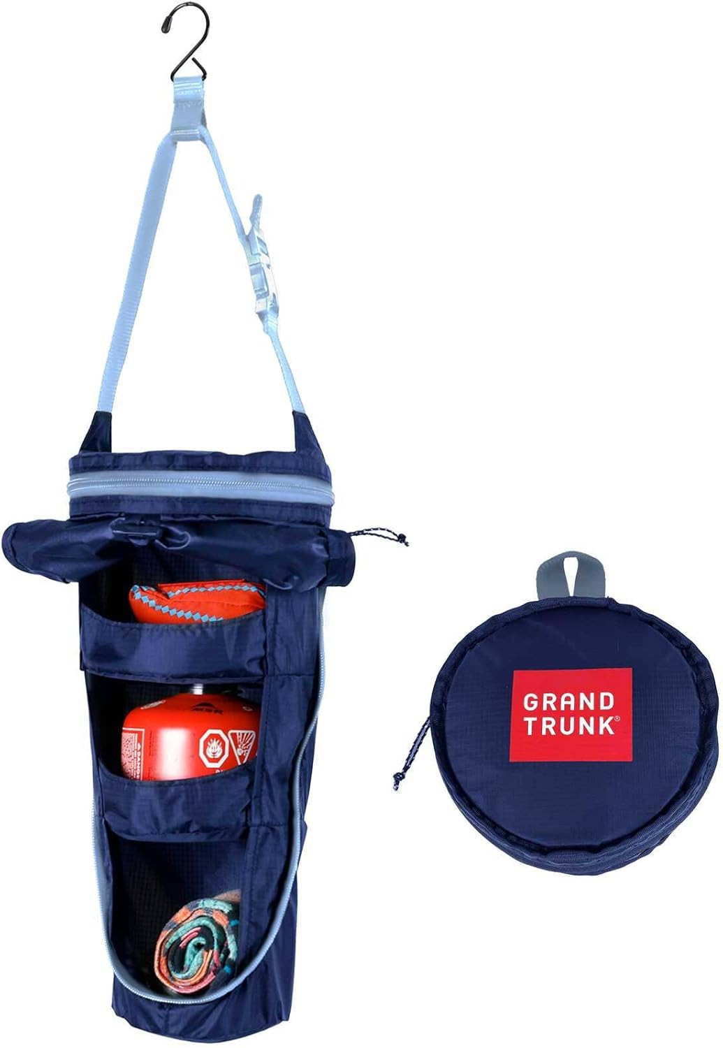 Adventure Shelf Small – 7L Compressible Hanging Organizer for Camping, Travel &