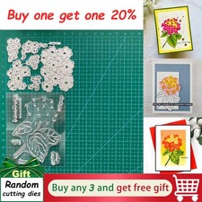 Blooming Lantana Cutting Dies Stamps Sets,Scrapbooking Photo Embossing Stencils