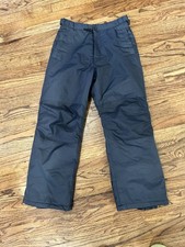 Protection Systems Youth Gray Ski Snow Pants Size 14-16 Unisex Adjustable Waist