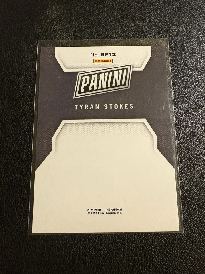 2024 Panini National NSCC Tyran Stokes Prospects Bronze /199 RP12 Rookie Rc - Image 4 of 4