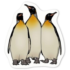 Aufkleber Sticker "Königspinguine" (DW029692)
