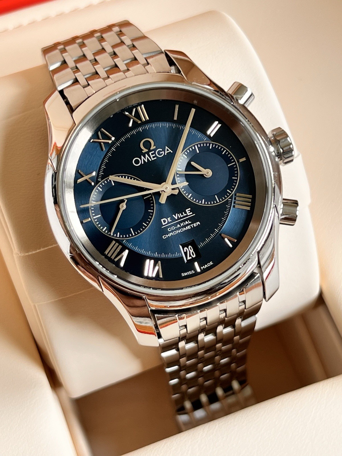 Omega De Vill Chronograph Co Axial Chronometer