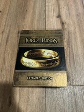 The Lord of the Rings Blu-ray DVD Motion Picture Trilogy Extended Ed - Near Mint
