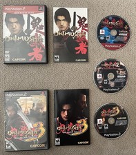 Onimusha 1 Warlords 2 Samurai's Destiny 3 Demon Siege PS2 PlayStation Trilogy