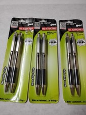 3 Pk Of 2 Zebra G-301 Retractable Gel Ink Pens, Black, 0.7mm 1