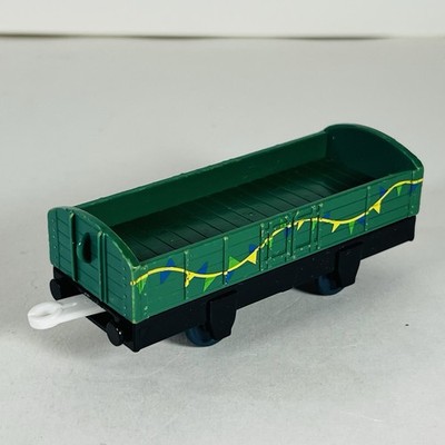 Thomas the Train Long Green Cargo Car Trackmaster Tender Pull Along 2009