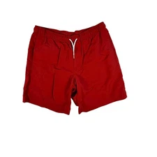 Duluth Trading Co Relaxed Fit Cargo Shorts Red Mens Size Large