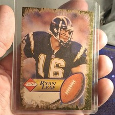 1998 Collector's Edge Ryan Leaf Rookie #16 San Diego Chargers Football Card. rookie card picture