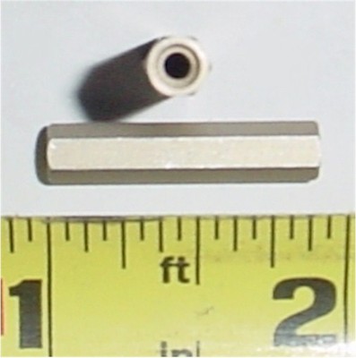 6 ea 4-40 x 15/16'' Fem - Fem Standoffs Nuts Aluminum