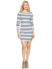 NWT Gap Stripe rib-knit dress SZ MT M T