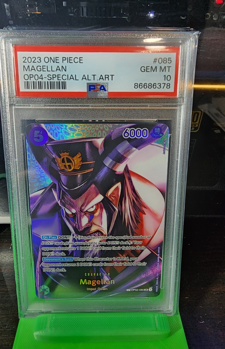 Magellan SP OP04 PSA 10 One Piece Card Game TCG English OP02-085
