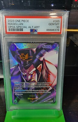 ローン sp psa10　buyong Magellan SP OP04 PSA 10 One Piece Card Game TCG English OP02-085