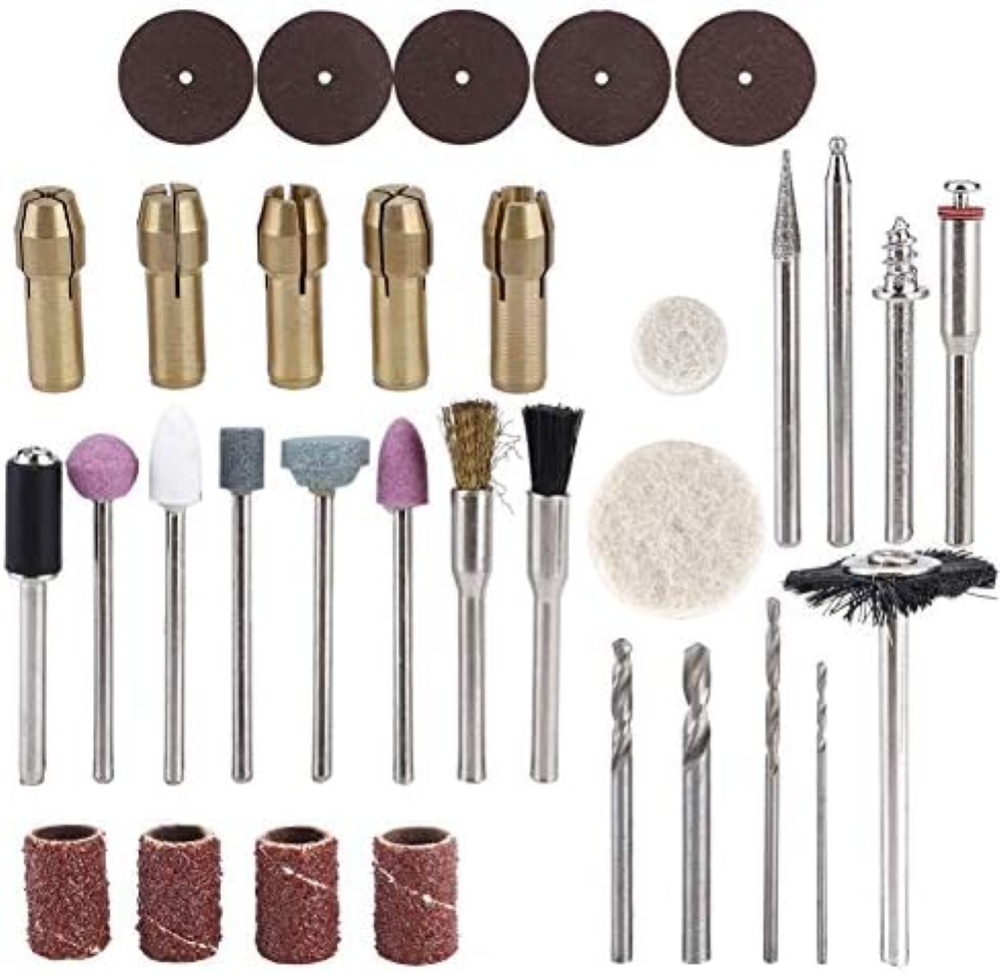 Utensile rotante, kit utensile rotante 34 pezzi / set Accessorio per utensile ro