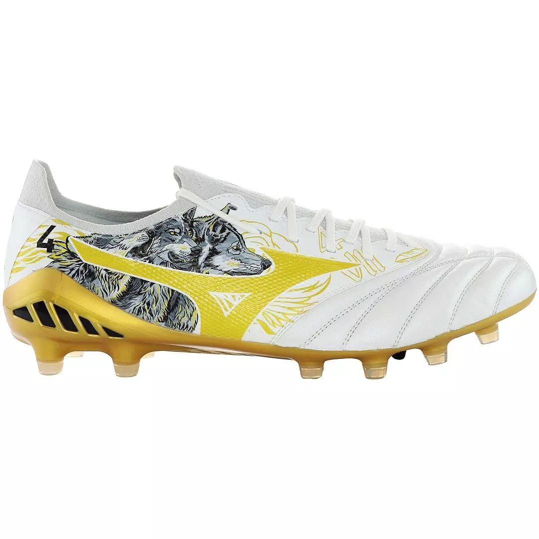 Mizuno Morelia Neo III Elite FG LaceUp White Synth Men Football 