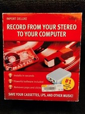 Xitel Inport Deluxe Software Record From Your Stereo To Your Computer Open Box