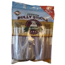 Lennox Premium Beef Bully Sticks 6″ 16oz Package 100% Natural Odor Free #82516