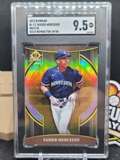 Yasser Mercedes 2023 Bowman Invicta Gold Refractor /50 #BI-12 SGC 9.5 (CBR)