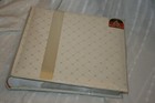Pioneer Ivory Fabric Diamond Wedding Album Archival Photo Safe — photo 1