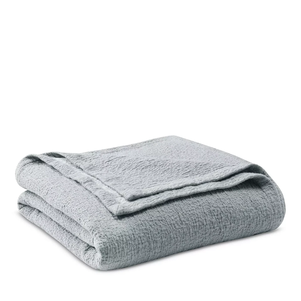 MATOUK PACIFIC PEBBLED COTTON TWIN COVERLET BLANKET - Image 2 of 2