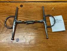 2 SMITH WORTHINGTON FULL CHEEK FRENCH MOUTH SNAFFLE( 5" - 5 1/2")