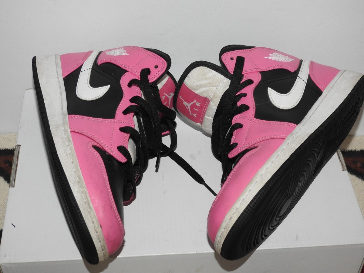 NIKE AIR JORDAN 1 RETRO GS Girl Youth Sneakers Pinksicle
