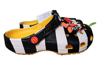 Brand New w tag and bag: Crocs Classic McDonald's Hamburglar US M5/W7