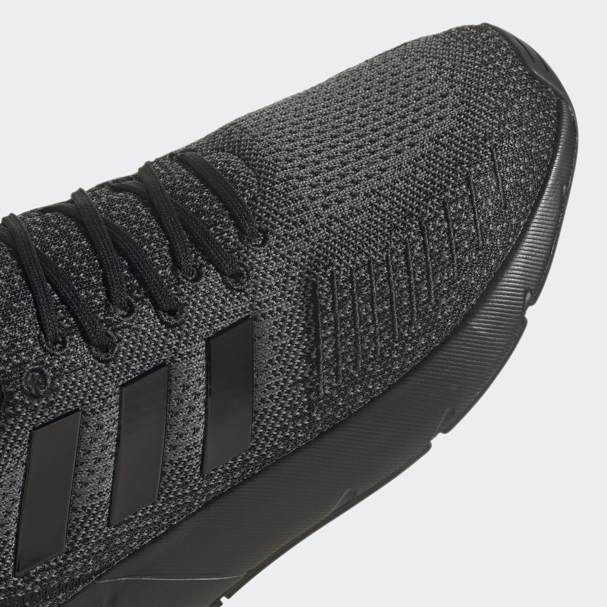 Adidas Mens Size 8.5 Swift Run 22 GZ3500 Black Running Shoes Sneakers adidas Originals Swift Run 22 Triple Black GZ3500 Men main image 4