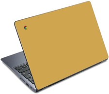 GOLD Vinyl Lid Skin Cover Decal fits Acer Chromebook C720