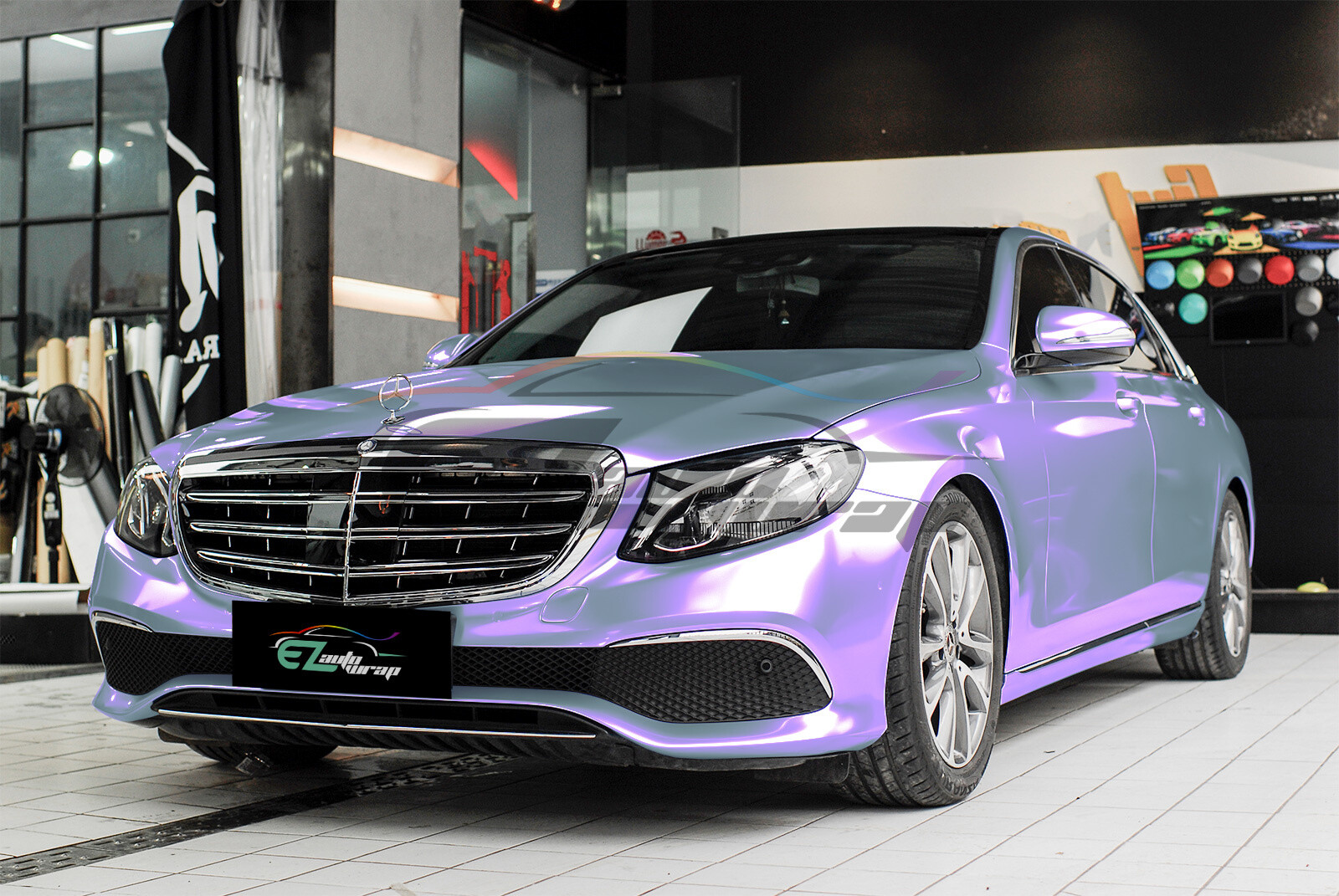 Space Candy Gloss Gray Purple Metallic Sticker Decal Car Vinyl Wrap ...