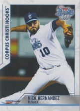 2021 Corpus Christi Hooks Nick Hernandez RC Rookie Houston Astros