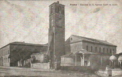 ROME Basilica of Sant Agnese outside the walls Postcard