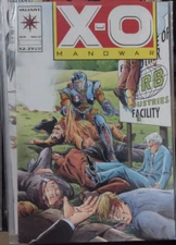 X-O MANOWAR # 17 1993 VALIANT COMICS  BENITO CARBONI ORB MOB