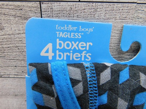 Hanes Boy's 4 X-Temp Boxer Briefs Underwear Size 4T Toddlers Package Shows wear - Picture 3 of 8