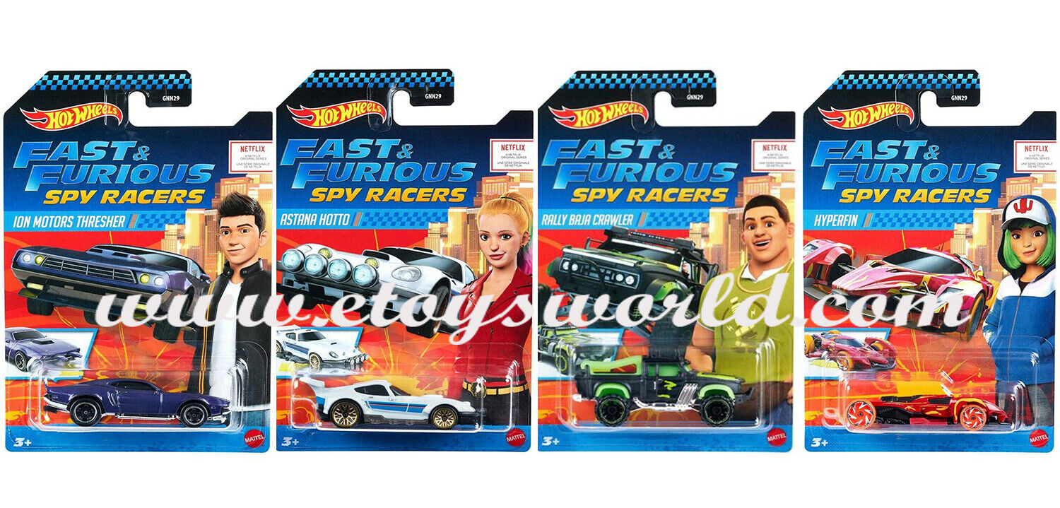 Carrinho Hot Wheels - Série - Fast & Furious Spy Racers (velozes & Furiosos  Espiões do Asfalto) Netflix Astana Hotto - Hw Drift (preto) - Escala 1:64