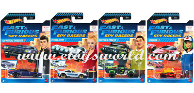 ミニカー Hotwheels FAST&FURIOUS BOX ASSORT Amazon.com: Hot Wheels Mattel Fast & Furious Spy Racers 10