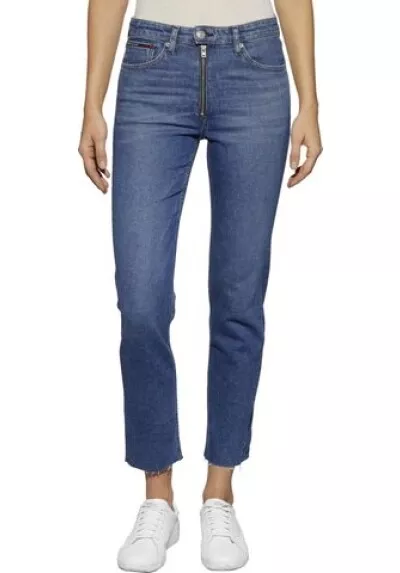 Tommy jeans high rise slim cropped izzy sale
