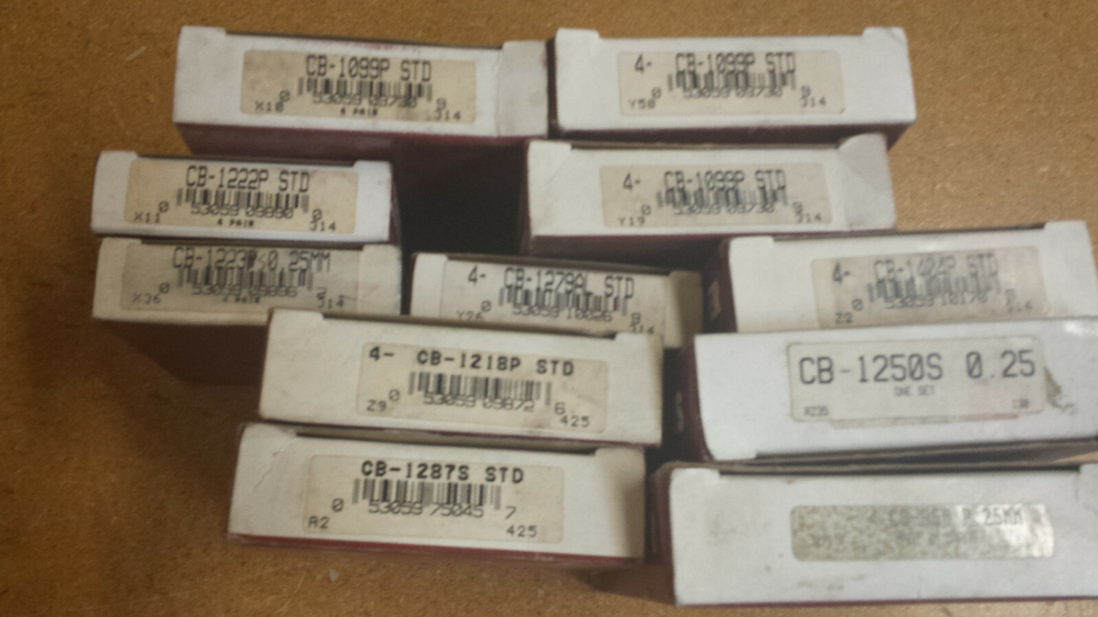 11 SETS OF SEALED POWER ROD BEARINGS 4 CYL NEW CB1099P CB1222P eBay