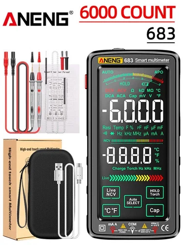 High-End Touch Smart Multimeter 6000 Stück Multimetro Test Wiederaufladbar - Bild 8 von 9